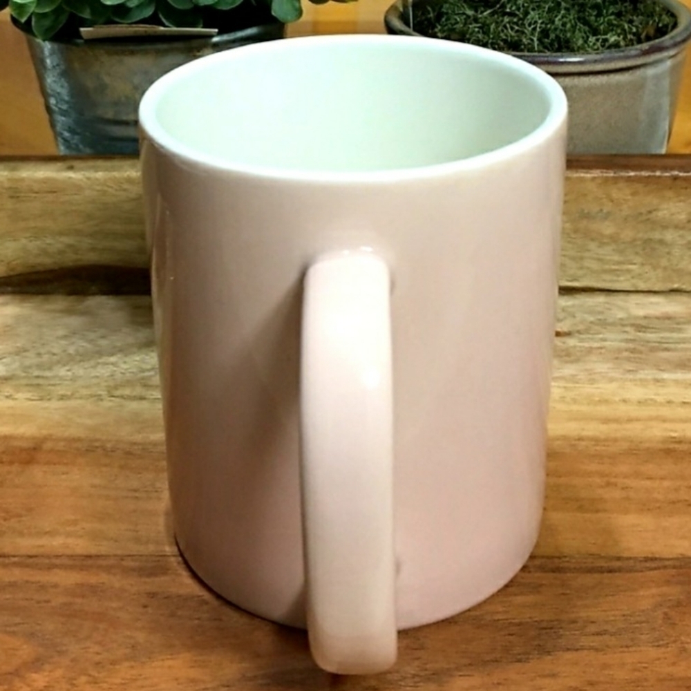 NEW Room Essentials Stoneware Mug "Si Yes Oui" French Spanish Language Travel - Picture 2 of 6